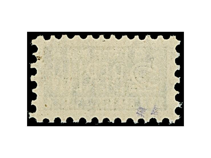 2 Pfg. blau, gezähnt K 11¼ : 11 und mit Wasserzeichen 1W mit Aufdruck in Rot von Wegener, postfrisch mit winzigen Anhaftungen