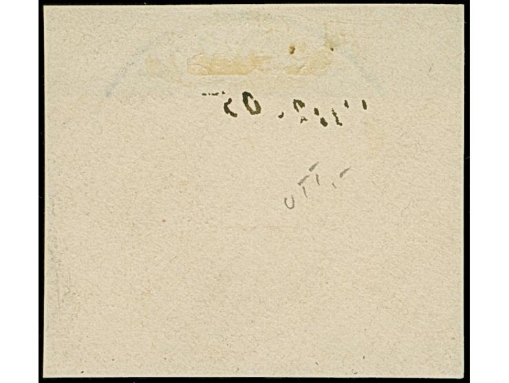 1900/04, 25 PIA auf Reichspost 5 M. , Type I ohne Nachmalung, klar mit Stempel “CONSTANTINOPEL DP 6.12.05” auf Briefstück, in