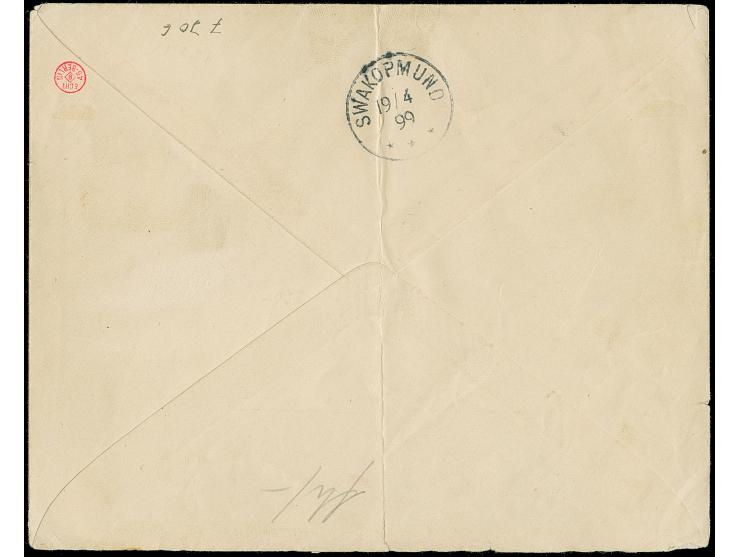 “Rössing 19.4.99” handschriftlicher Aufgabevemerk der Bahnpost mit Ausgabe 1898 10 Pfg. mit Federstrich-Entwertung auf Briefk