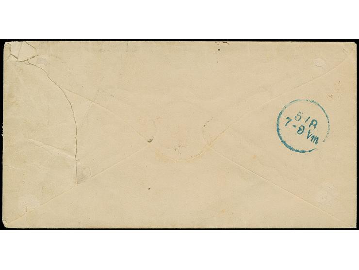 1865, HERZOGTHUM HOLSTEIN 4 Sch. braunocker, farbfrisch und gut durchstochen, mit klar auf- und nebengesetztem preußischen EK