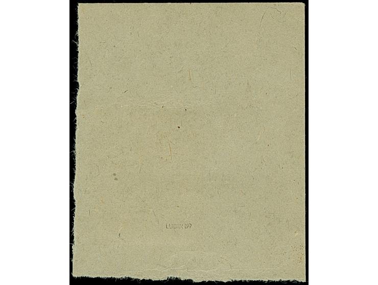 1944, 21. Jahrestag des Marsches zur Feldherrnhalle München 12 Pfg. als gezähnter Probedruck in Zinnober auf Vorlagekartontei