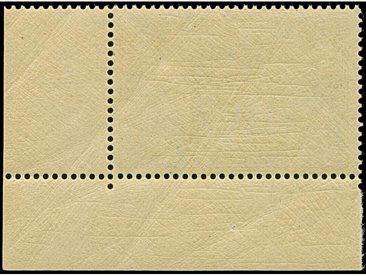 1900, Reichspost 2 M., Type I, aus der rechten unteren Bogenecke, postfrisch und in tadelloser Erhaltung. Ein sehr schönes, f