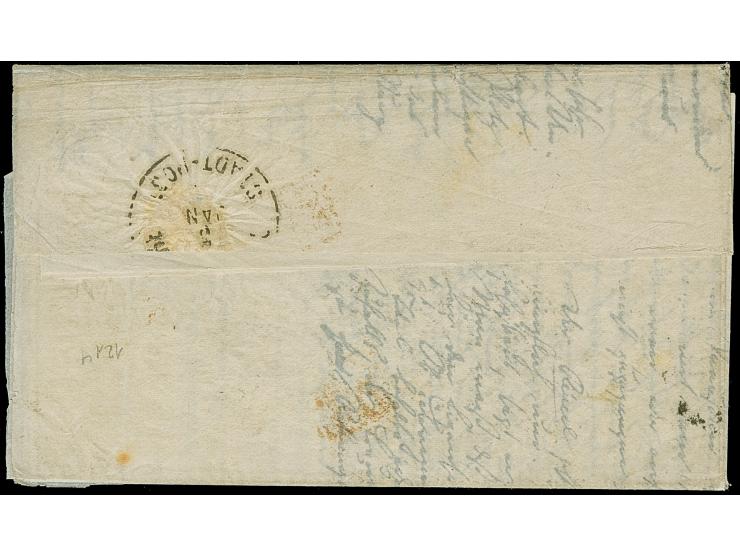 AGENCE HAVAS German edition, Siège 10 c. bistre-brown and 20 c. blue used on entire letter addressed to the "Badische Landes 