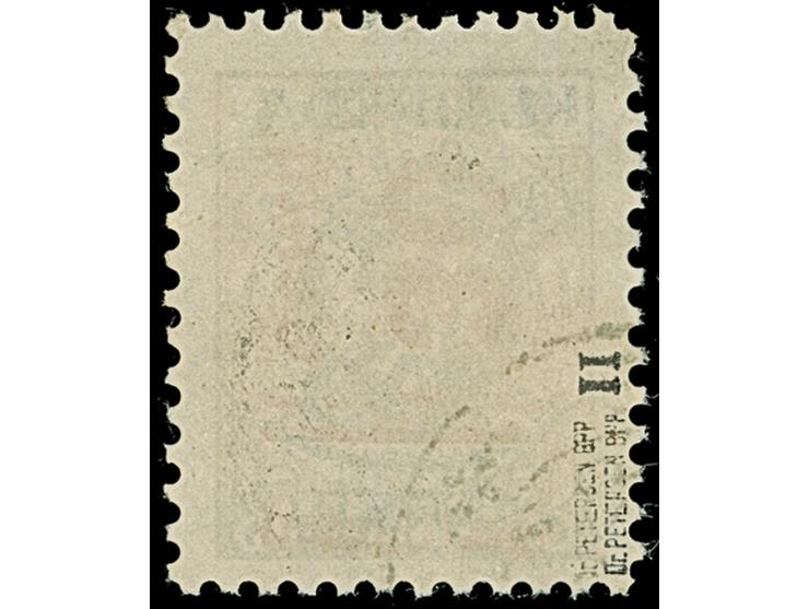 1923, 30 C. auf 400 M. auf 1 L. braun, Type II, gestempelt und in tadelloser Erhaltung. Ein schönes Exemplar dieser nicht häu