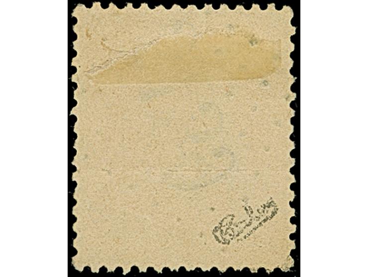 KUSTENDJE: "5139", GC in blue, clear and central on Napoleon lauré 40 c. orange. Light horizontal crease. Signed Calves

