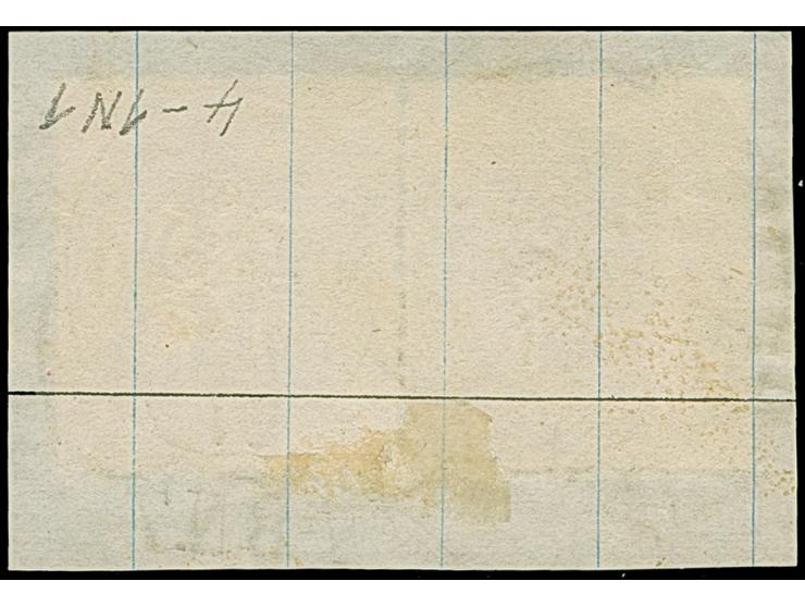 “COELN ** 21.8.67” (Spalink 4-1N1) zweimal klar auf waagerechtem Paar Preußen Wappen 1 Sgr. mittelrosa auf Briefstück, in ein