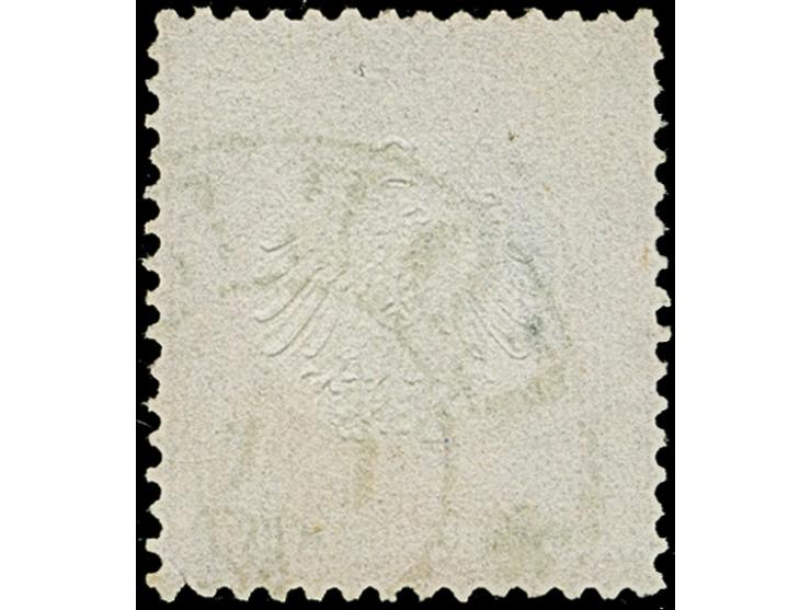 “COELN** 1.1.72” (Spalink 4-1N1) klar auf loser Marke kleiner Schild 1 Gr. rötlichkarmin. Die farbfrische Marke ist deutlich 