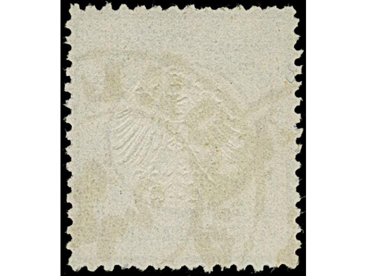 “COELN** 2.6.74” (Spalink 4-1N3) sehr klar auf loser Marke kleiner Schild ¼ Gr. graupurpur. Die farbfrische Marke ist sehr gu