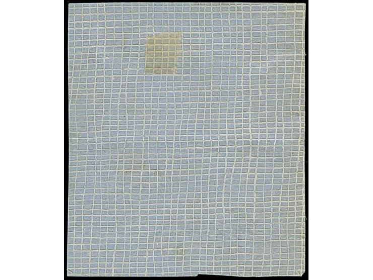 “CREFELD 11.JAN.73” (Spalink 6-4) viermal recht klar auf zwei senkrechten Paaren kleiner Schild 5 Gr. ockerbraun, als Viererb