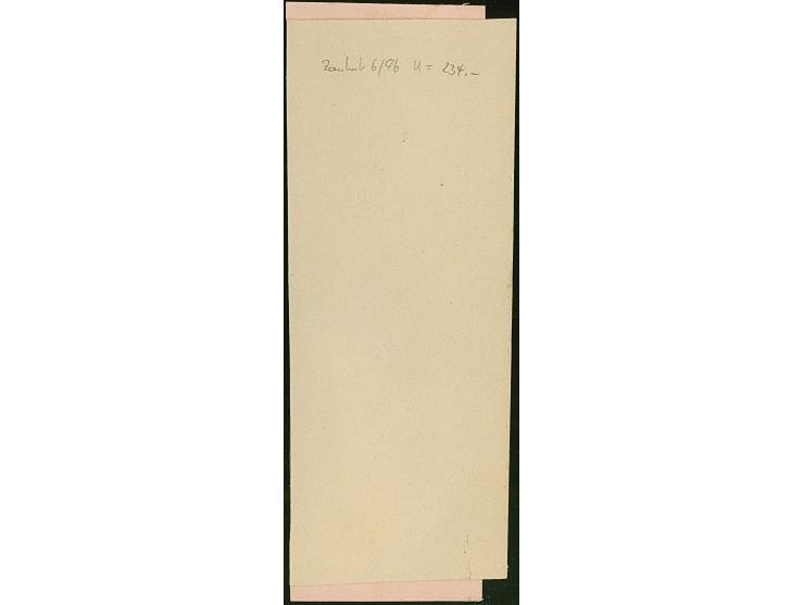 “DANZIG NI 10.JULI.83” (Spalink 7-1) sehr klar auf linkem Abschnitt einer Postanweisung über 296,50 M., das Formular ist auf 