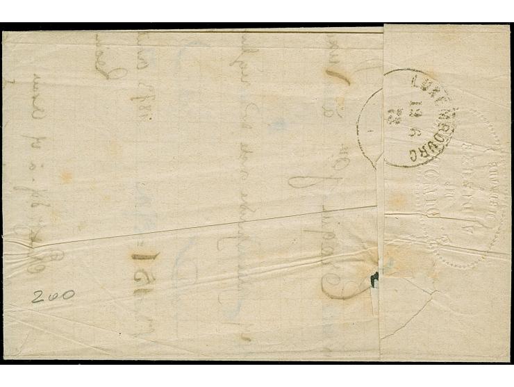 “DIEUZE 12.JUNI.73” (Spalink 9) sehr klar auf großer Schild als tarifgerechte Einzelfrankatur auf komplettem Faltbrief im Wec