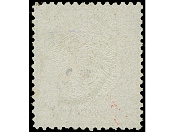 “DÜSSELDORF 31.DECBR.7(2)” (Spalink 11-6) auf loser Marke großer Schild 2½ Gr. mittelrotbraun. Die farbfrische Marke ist deut