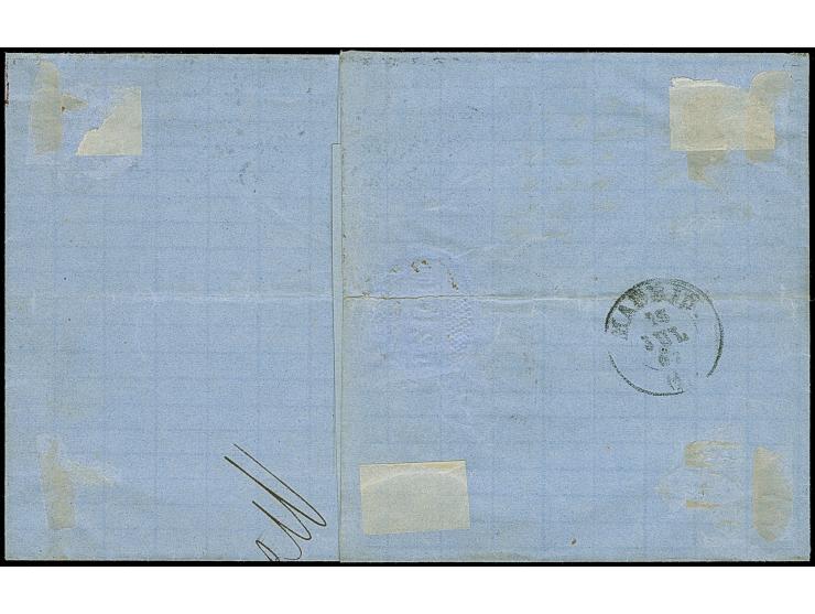 “ELBERFELD 11.JULI.67” Spalink 12-1) mehrfach klar auf waagerechtem Paar und Einzelmarke Preußen Wappen 2 Sgr. ultramarinblau