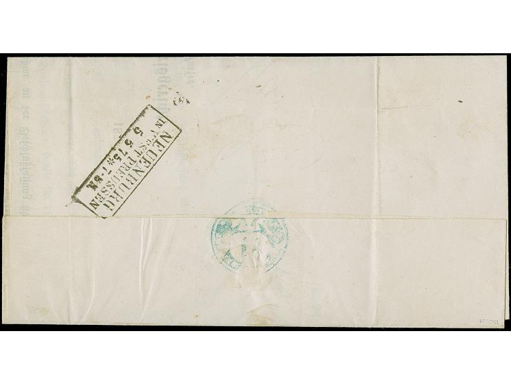 “GRAUDENZ 5.JUNI.75” (Spalink 14) sehr klar auf 10 Pfge karminrosa auf komplettem Faltbrief “Portopflichtige Dienstsache” nac