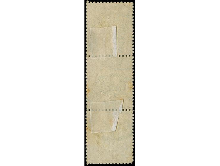 “HAMBURG I.A. 22.NOVBR.74” (Spalink 17-4M), zweimal klar ohne Zeitgruppenriegel auf senkrechtem Dreierstreifen großer Schild 