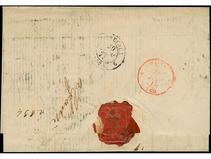 “HAMBURG** 28.JUNI.75” (Spalink 17-8) mehrfach klar auf 10 Pfge karmin und mit waagerechtem Paar 20 Pfge trübultramarin (rech