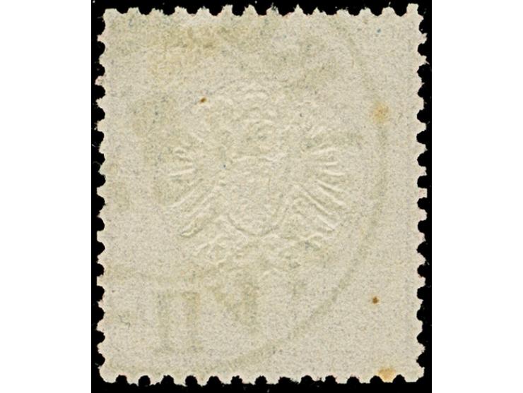 “HAMBURG-L.E. 23.FEBR.75” (Spalink 17-15) klar auf loser Marke großer Schild 1 Gr. karmin. Die farbfrische Marke ist deutlich