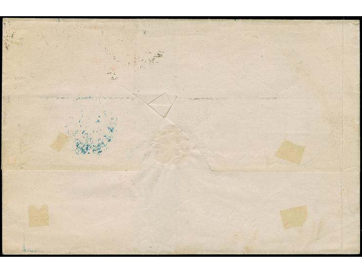 “LEIPZIG No. 1 22.4.70” (Spalink 21-1) mehrfach klar auf zwei Einzelmarken Norddeutscher Postbezirk 2 Gr. und Einzelmarke 5 G