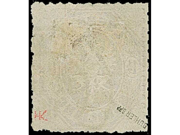 “LÜBECK** 12.12.66” (Spalink 22-1) klar auf loser Marke Lübeck 1½ S. dunkelbraunpurpur, in einwandfreier Erhaltung, signiert 