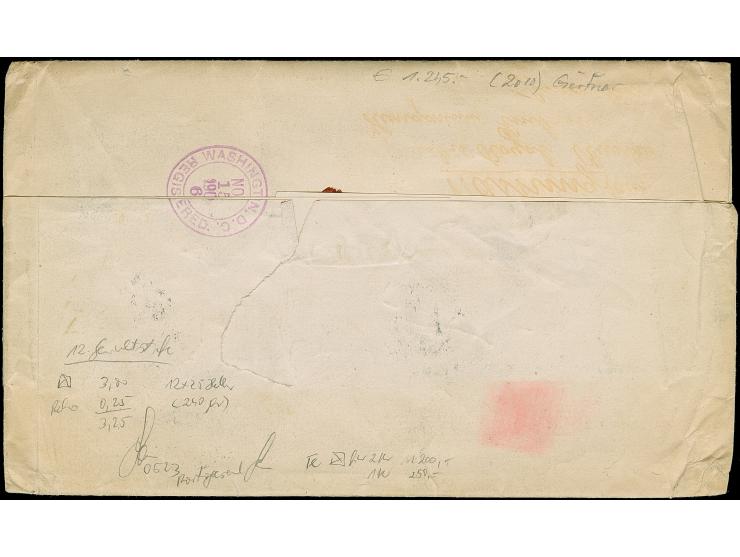 1899, Kaiser Franz Josef 2 Kr. dunkelviolettgrau, 1 Kr. rötlichlila sowie 25 H. mittelgrauultramarin/schwarz, mit Stempel “WI