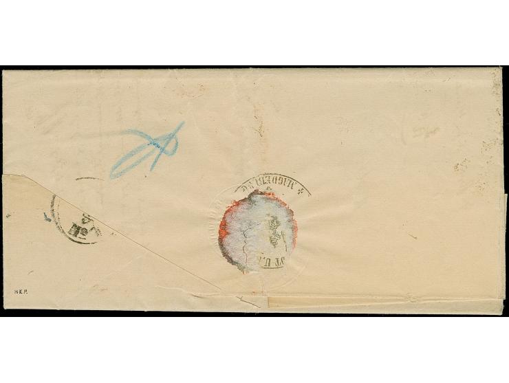 “MAGDEBURG 7.AUG.67” (Spalink 23) klar auf portofreiem, kompletten Paketbegleit-Faltbrief mit Beamtenstempel “Rohkohl” nach W