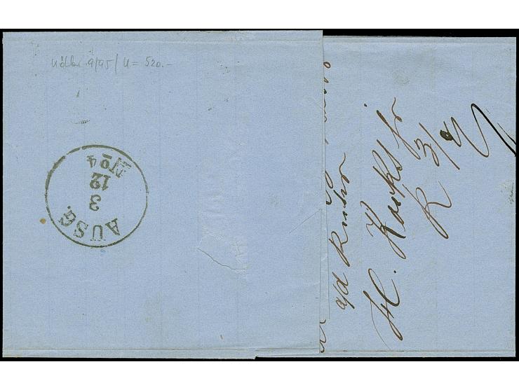 "MÜHLHEIM A.D. RUHR 3.DECBR.71 (Spalink 27) klar auf Norddeutscher Postbezirk 1 Gr. gezähnt auf komplettem Faltbrief nach Dui