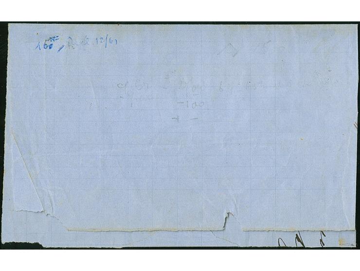 “STRASSBURG i. ELS 18.MARZ.74” (Spalink 36-3) mehrfach recht klar auf senkrechtem Dreierstreifen kleiner Schild ⅓ Gr. gelblic