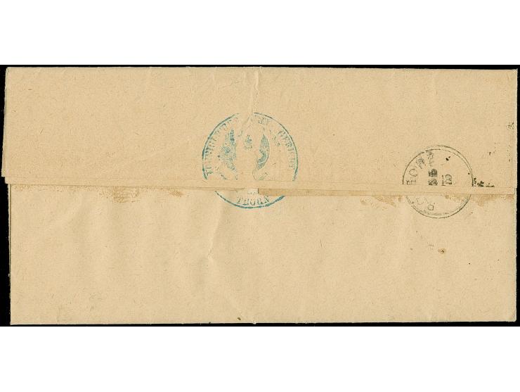 “THORN 24.MAI.75” (Spalink 38-1) klar auf 10 Pfge mattrosa auf komplettem Faltbrief nach Podgorz mit Ankunftsstempel, in einw