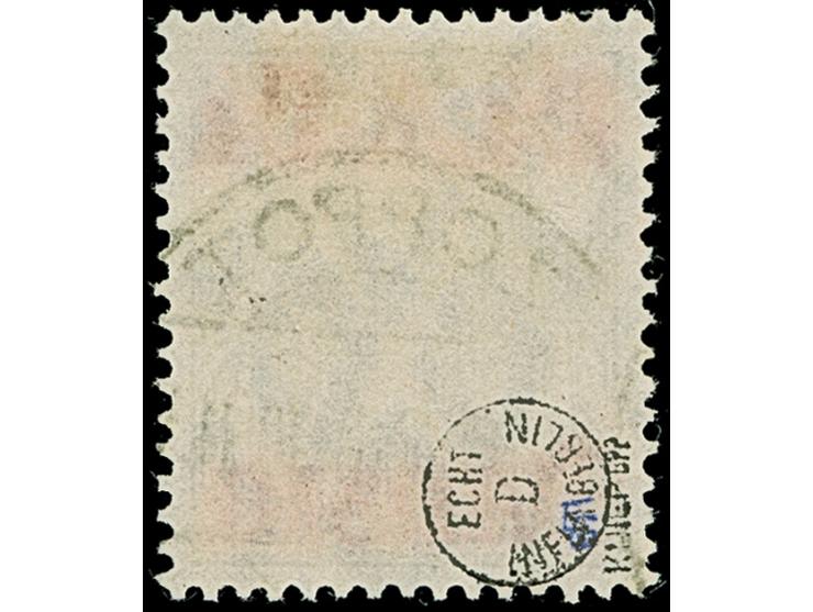 1¼ M. auf 3 Pfg. ohne Netzuntdruck, mit zeitgerechter Entwertung “ZOPPOT (*f*)…3.21”, in einwandfreier Erhaltung, sign. Kniep