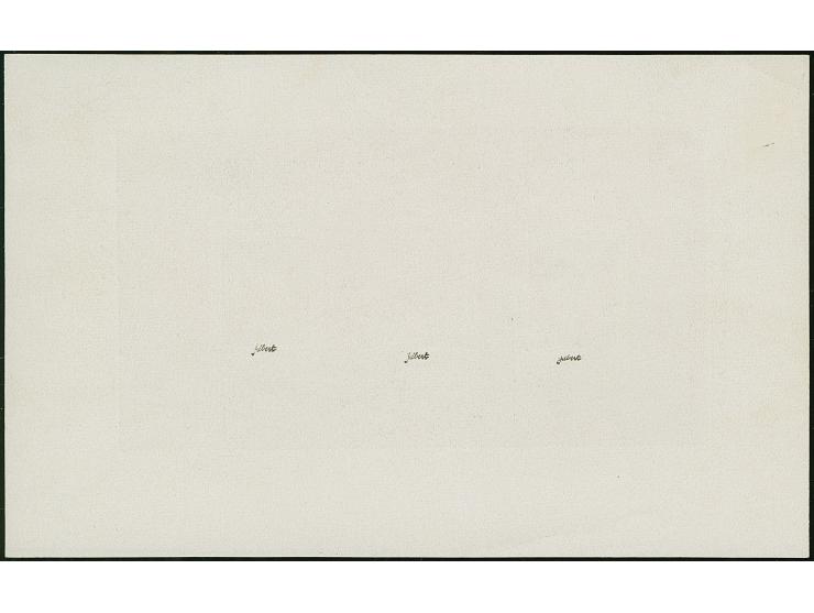 1942, Hitler 60 H., drei verschiedene Fotoessays, waagerecht nebeneinander gedruckt auf gestrichenem, ungummierten Papier (17