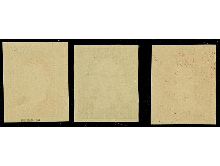 1944, Kulturträger 24-50 Gr. sowie 1 Zl., je ungezähnt, postfrisch, tadellos, je Kurzbefund Pfeiffer BPP (2010)