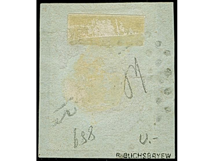 LIBAU (Latvia): 10 kopeck brown &amp; blue, good to large margins, tied by dotted rectangular "239" to piece. Very fine. Sign