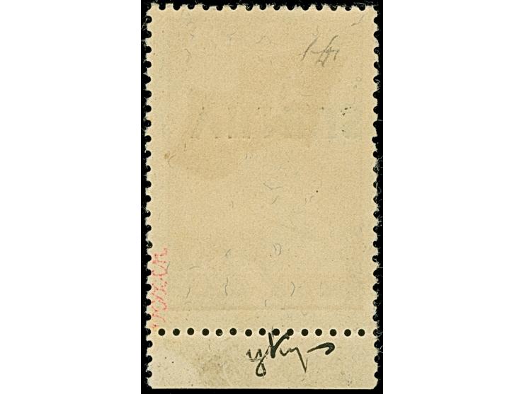 Nordpol 80K., Unterrandstück mit kopfstehendem Aufdruck mit Aufdruckfehler “Kerbe im oberen Bogen des S von VILNIUS”, postfri