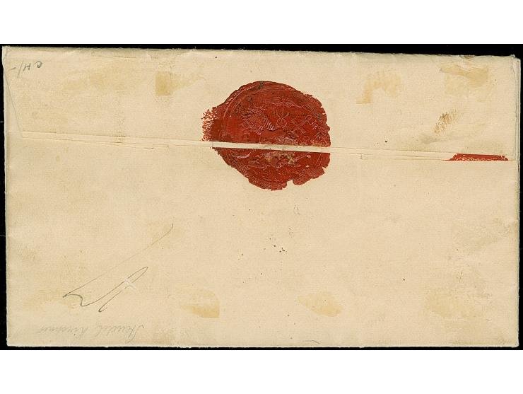 PERM: 10 kopeck brown &amp; blue, slightly touched at lower left, otherwise good even margins, tied by clear strike of pre-ph