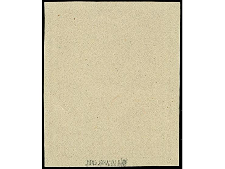 1941, Hitler 16 Gr. ungezähnt, postfrisch, tadellos, übliche, leicht radierte Blaustiftspur, eine sehr seltene Marke, sign. J