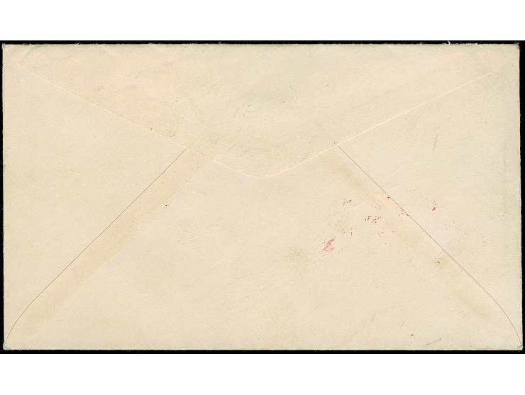 1949, Radrennen 10 und 20 Pfg. mit Ersttagsstempel “BERGNEUSTADT 15.5.49” auf Sieger-Luftpostbrief zum Anschlussflug zur DAPC