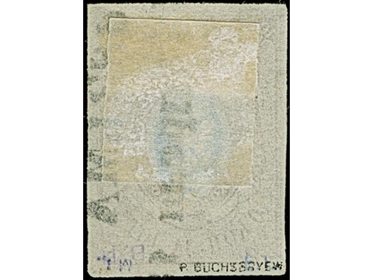 VYAZMA: 10 kopeck brown &amp; blue, good to large margins, neatly cancelled by central double line "VYAZMA APRIL 1..". Very f