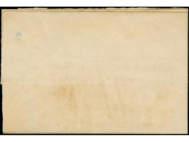 ZHITOMIR(Ukraine): 10 kopeck brown &amp; blue, good to large &nbsp;margins, tied by pen star and boxed pre-philatelic " ZHITO