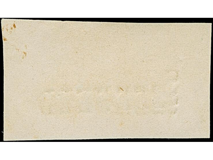 1/14 Th. auf rosa, Type I im waagerechten Paar mit blauem Ra1 “SEEFELD” auf Briefstück. Die farbfrischen Marken sind allseits