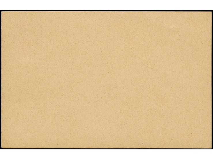 1920, Aushilfsmarken für Postkarten mit bogenförmigen Aufdruck: Germania 30 auf 10 Pfg. rot, farbfrisch und gut gezähnt, unen