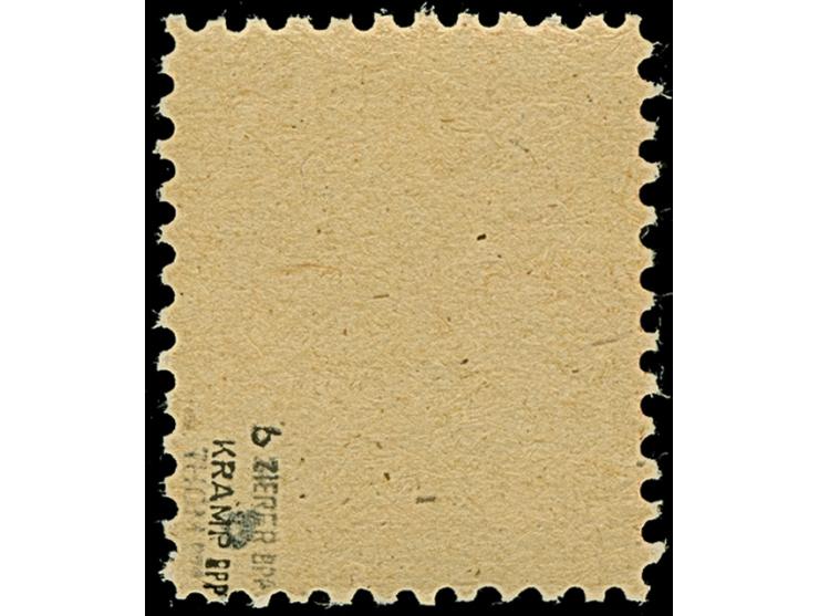 15 Pfg. dunkelbraunorange auf y-Papier, postfrisch, in tadelloser Erhaltung, u.a. sign. Kramp BPP mit Fotoattest (2012)