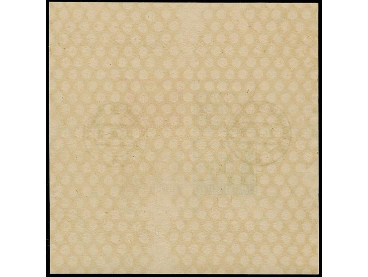 Brückenbau-Block mit 12 Pfg. rot, Blocktyype III mit Stempel “SONNEBERG 17.6.46”, Blockmaße in der Norm, in einwandfreier Erh