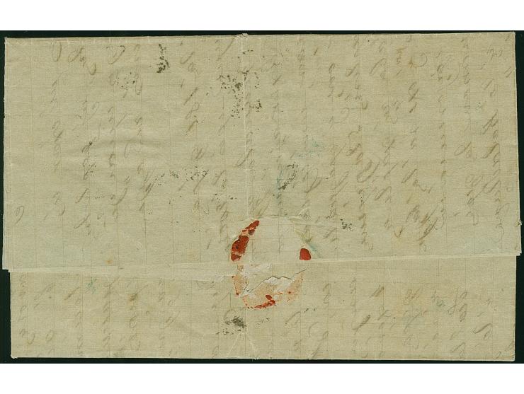 CONSTANZA: 1875, entire letter with full content endorsed in Greek script on the inside “Constanza 15 sept. 1875”, sent by st