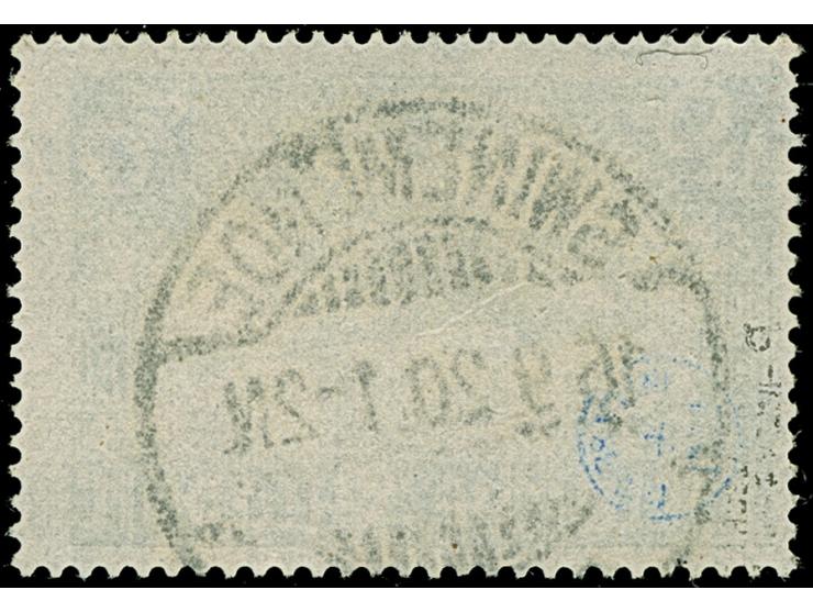 1919, Flugpost 40 Pfg. blaßgrün, in typisch porösem Druckbild, farbfrisch und einwandfrei gezähnt, sauber und zentrisch entwe