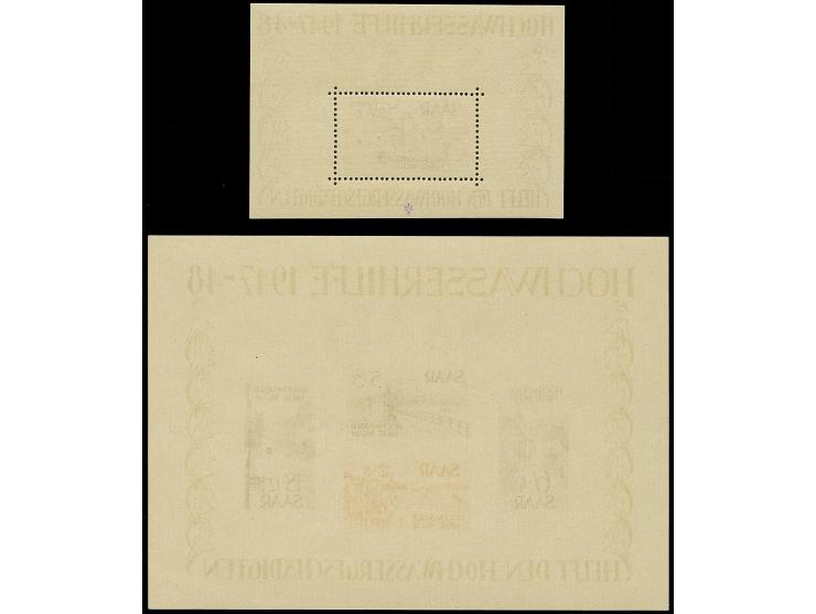 1948, Hochwasserhilfe-Blockpaar, einheitlich Type VII, postfrisch, tadellos, teils sign. mit zwei Fotoattesten Geigle BPP (20