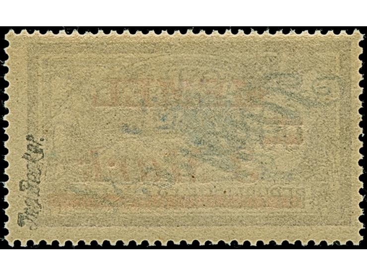 1922, Flugpost 3 Mark Steilaufdruck, postfrisch, tadellos, sign. Becker sowie Befund Erdwien BPP (2000)