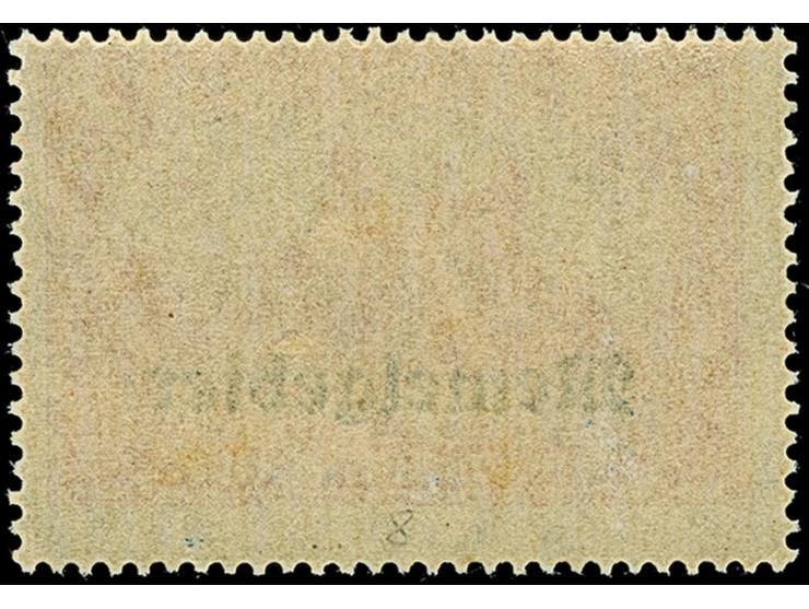 1920, 1 Mark rot, Fehldruck auf Urmarke Deutsches Reich Mi.-Nr. A113a, postfrisch mit minimaler lagerungsbedingter Gummistruk