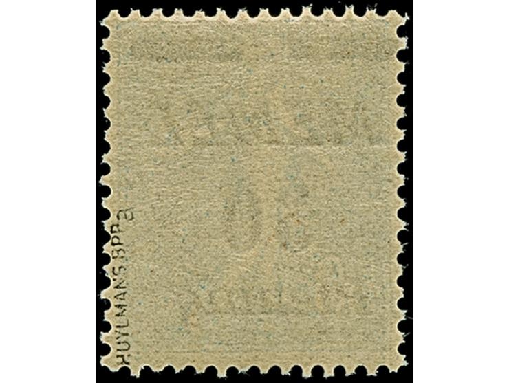 1922, 50 Pfennig auf 50 Centimes preußischblau, postfrisch, ausgabetypisch gezähnt, tadellos, sign. Huylmans BPP