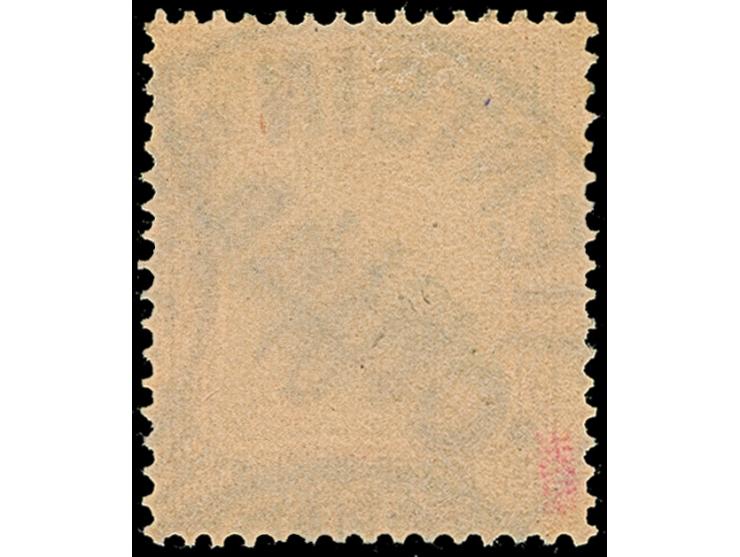 Handstempel 50 Pfg. mit Stempel “TIENTSIN DP 18.1.01”, die farbfrische Marke ist sehr gut gezähnt und in tadelloser Erhaltung