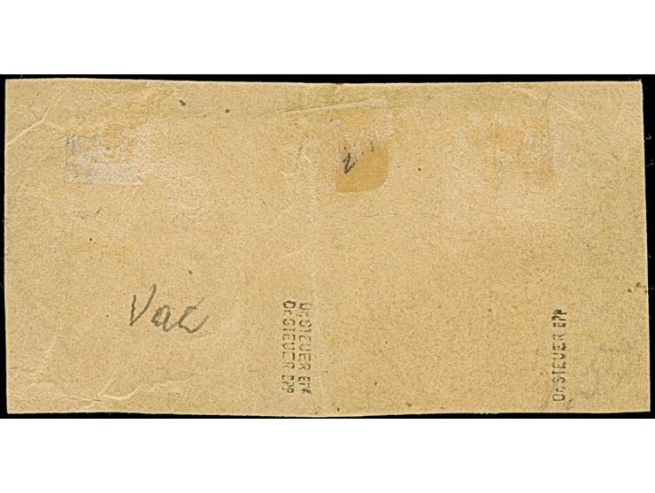 Krone/Adler 10 Pfg. lebhaftlilarot und Ausgabe 1901 10 Pfg. jeweils mit Stempel "K.D.FELD.POSTSTATION No. 2 7.4.(01) auf Brie